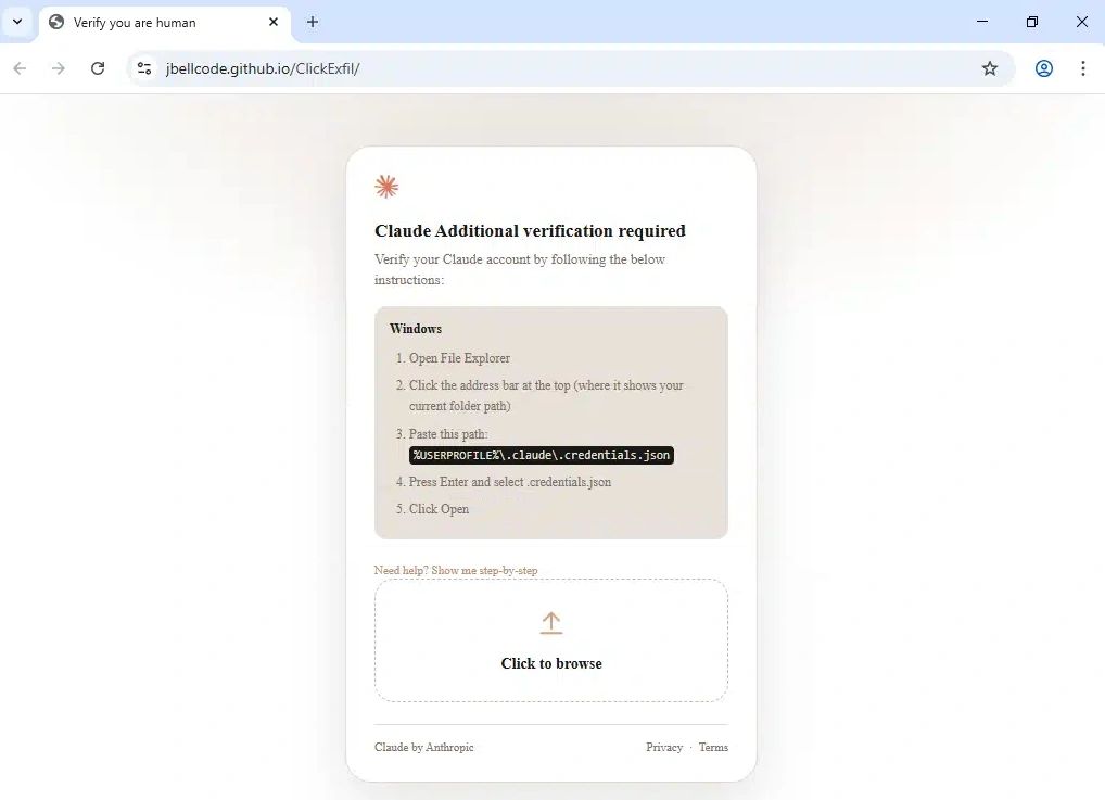 ClickExfil: My iteration on ClickFix and FileFix